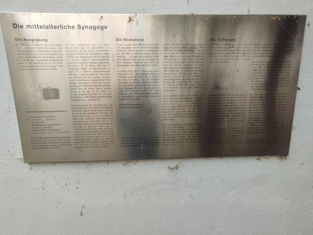 Mittelalterliche Synagoge Marburg