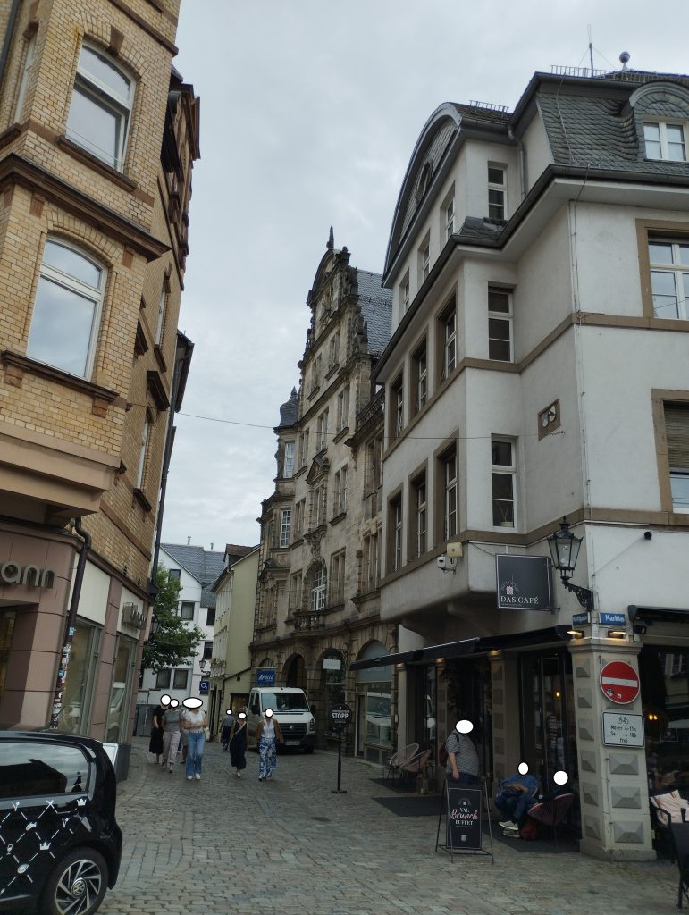 Fußgängerzone in Marburg