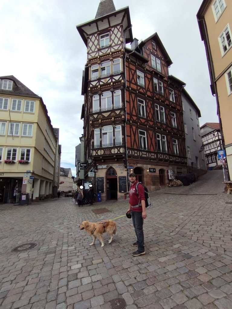Fachwerkhaus am Markt in Marburg