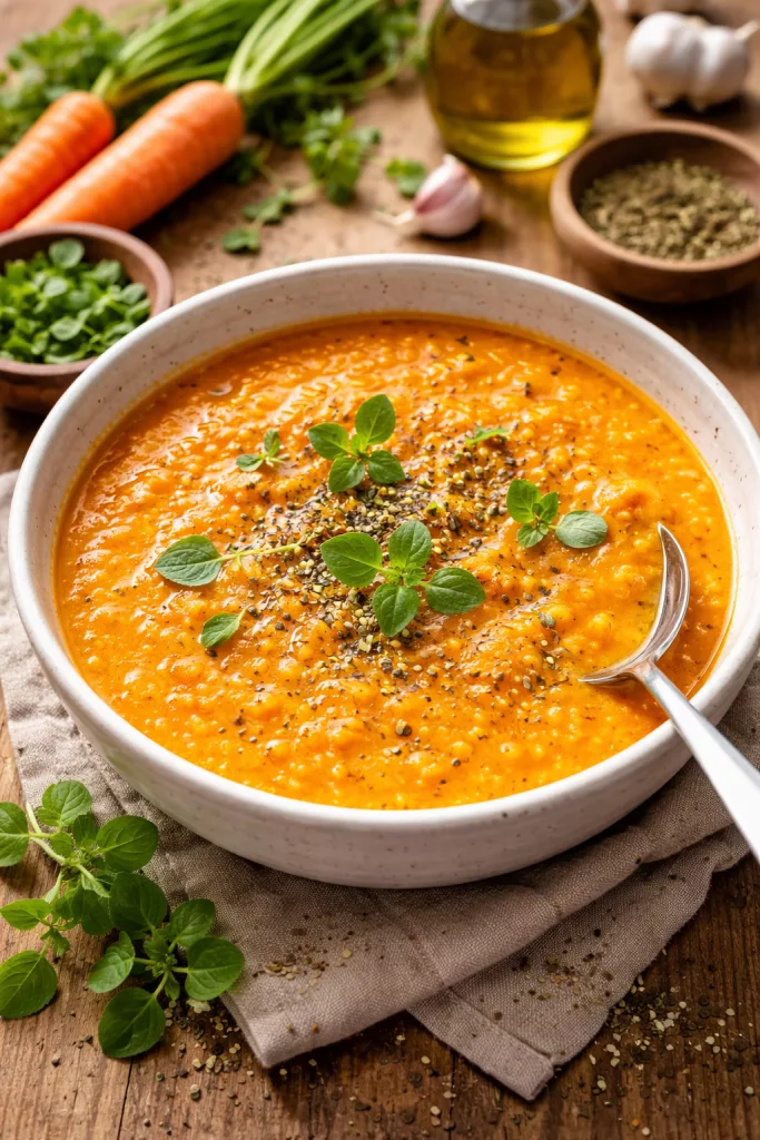 Morosche Karottensuppe mit Oregano - bei Durchfall