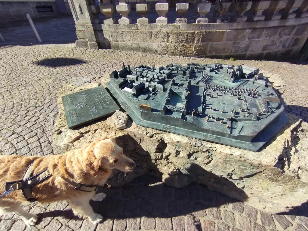 Bronzemodell der Stadt Fulda