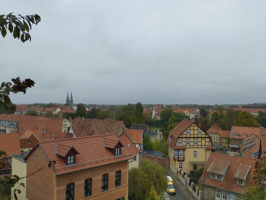 Blick vom Stiftsberg Quedlinburg