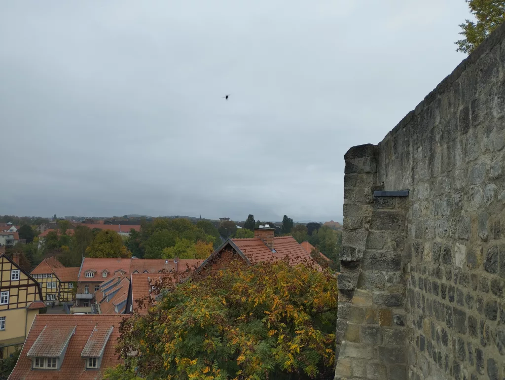 Blick vom Stiftsberg Quedlinburg