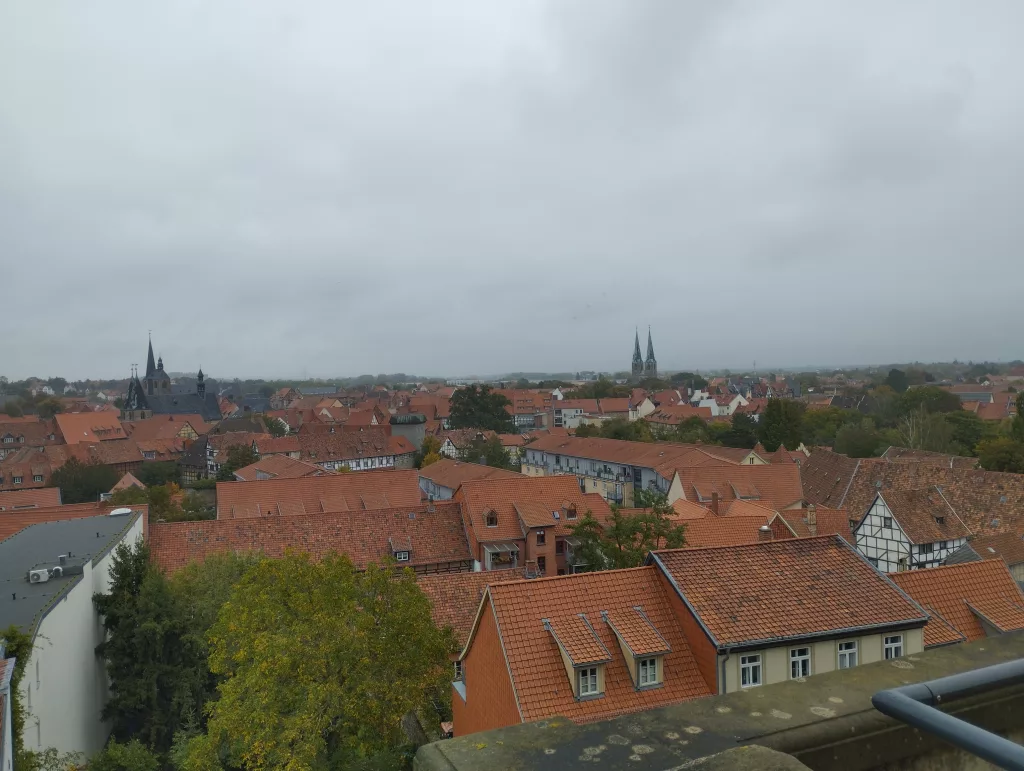 Blick vom Stiftsberg Quedlinburg
