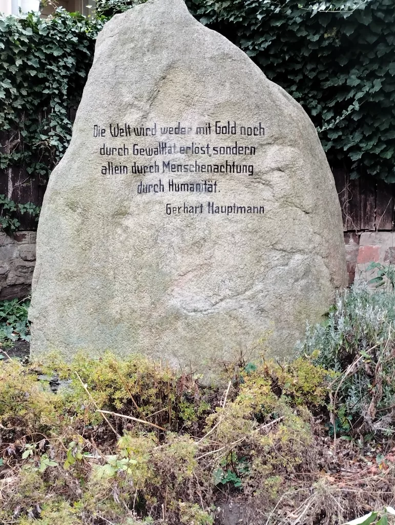 Gerhard Hauptmann Denkmal Werningerode