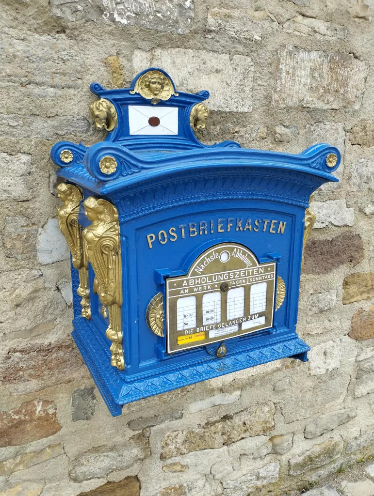 Historischer Briefkasten - Zitadelle Erfurt