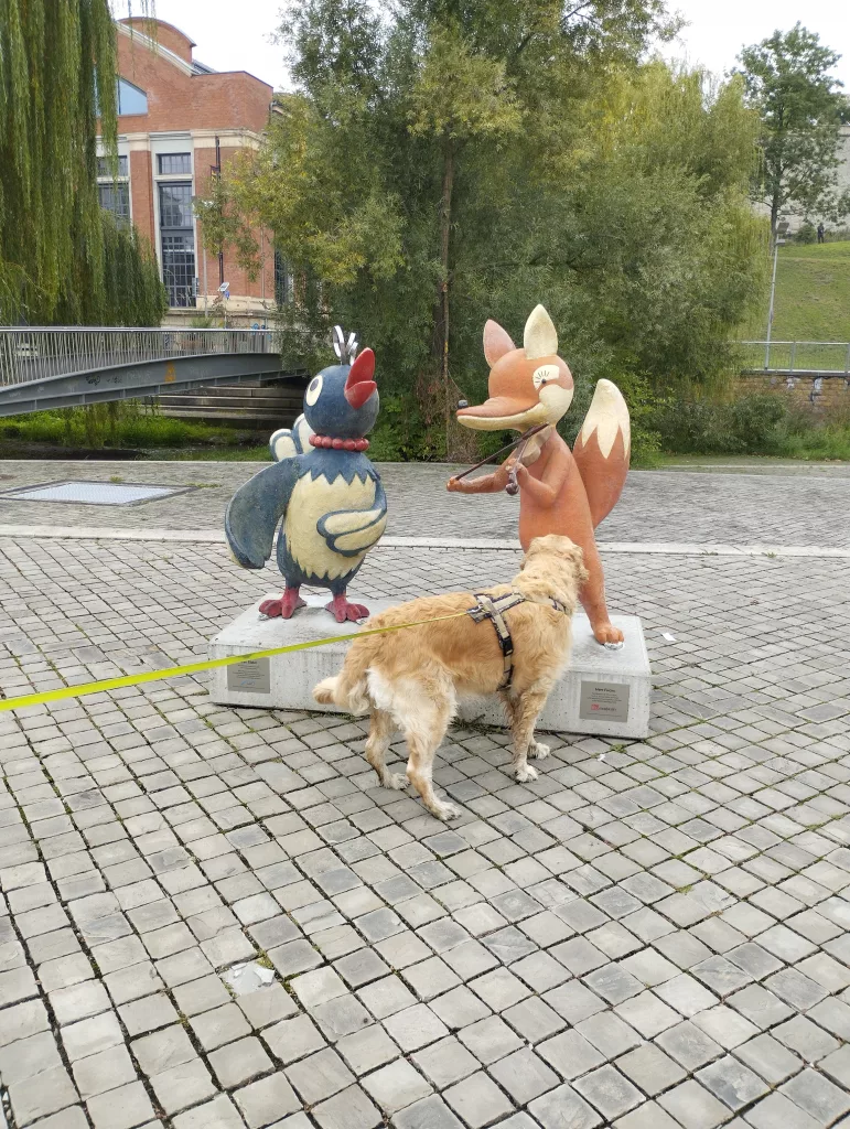 KIKA-Figur "Herr Fuchs und Frau Elster"