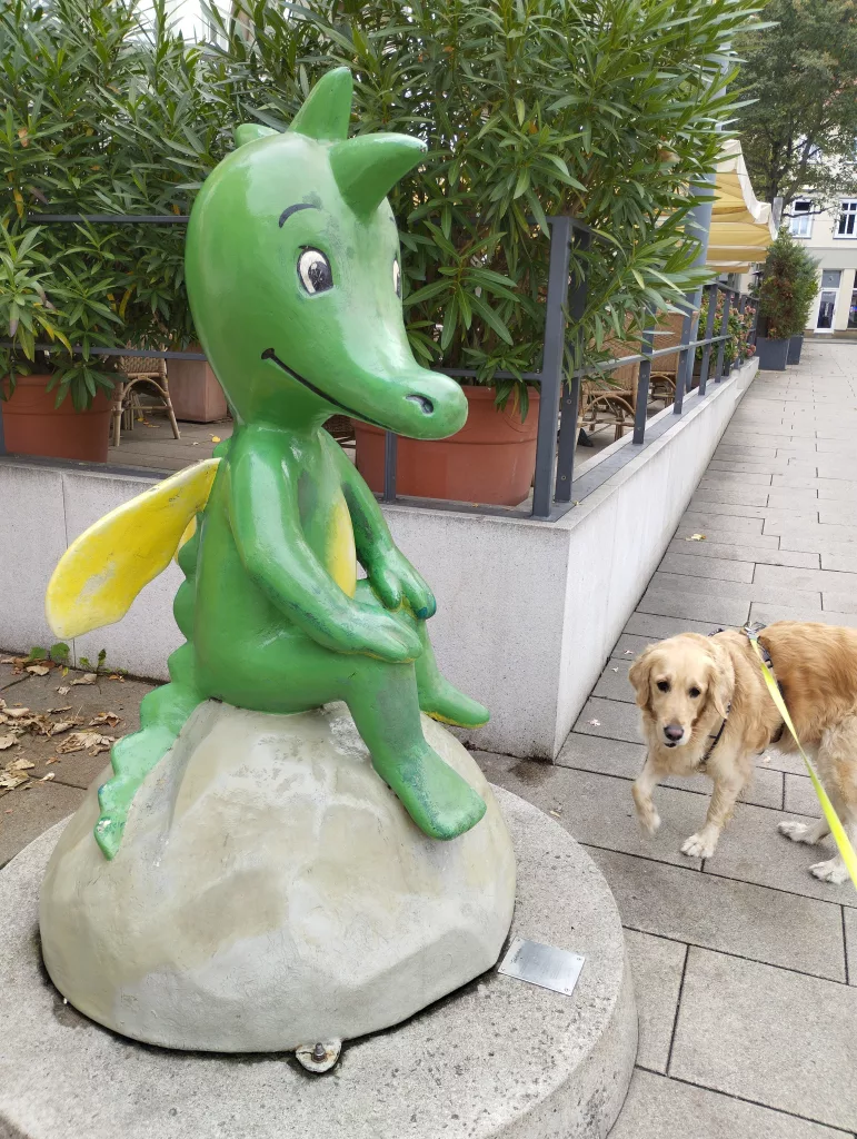 KIKA-Figur Tabaluga Erfurt