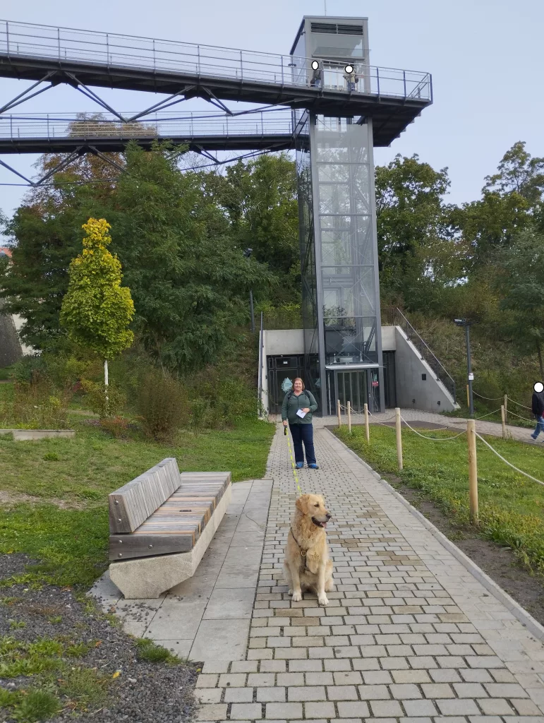 gläsernen Aufzug Petersberg Erfurt