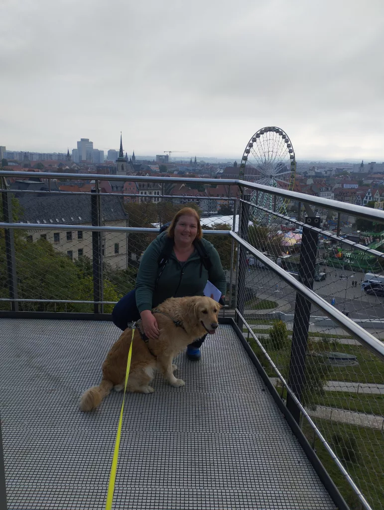 gläsernen Aufzug Petersberg Erfurt
