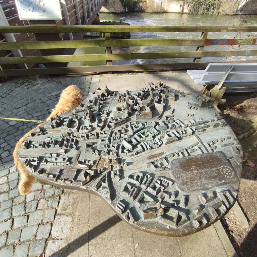 Bronzemodell der Bamberger Altstadt