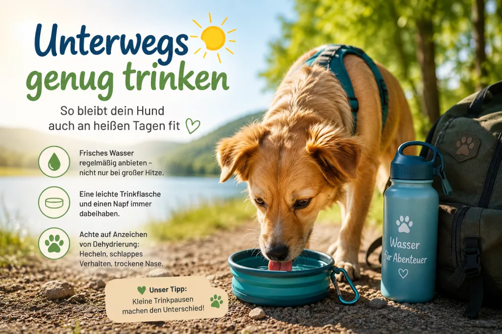 Gut gekühlt durch den Sommer - Unterwegs genug trinken