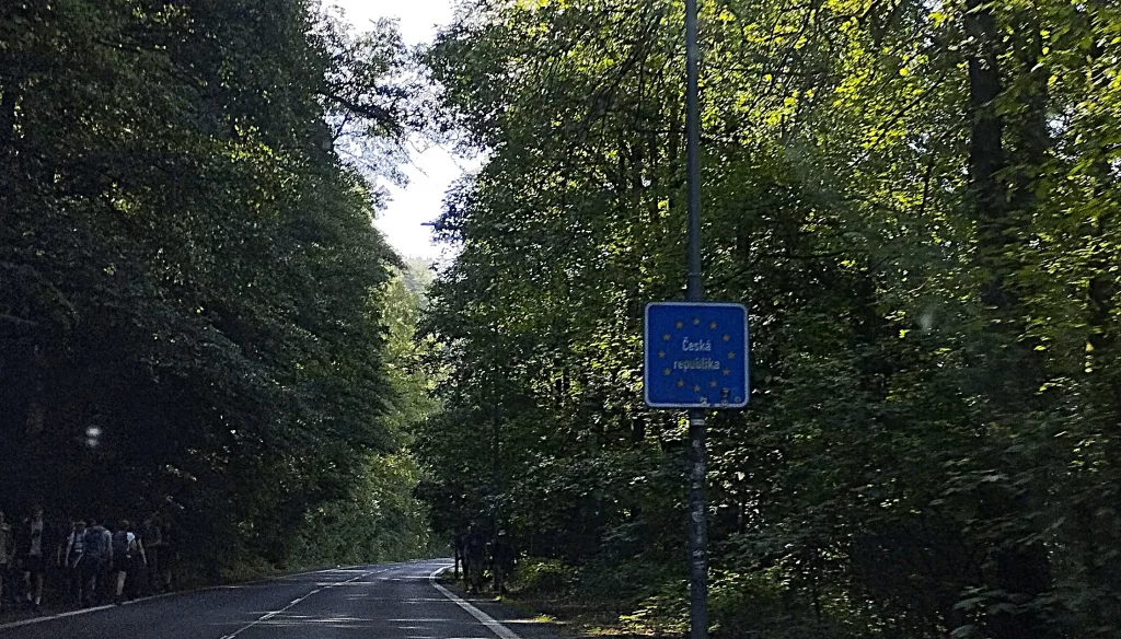 Grenze nach Tschechien in Schmilka