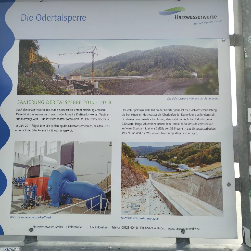 Odertalsperre im Harz