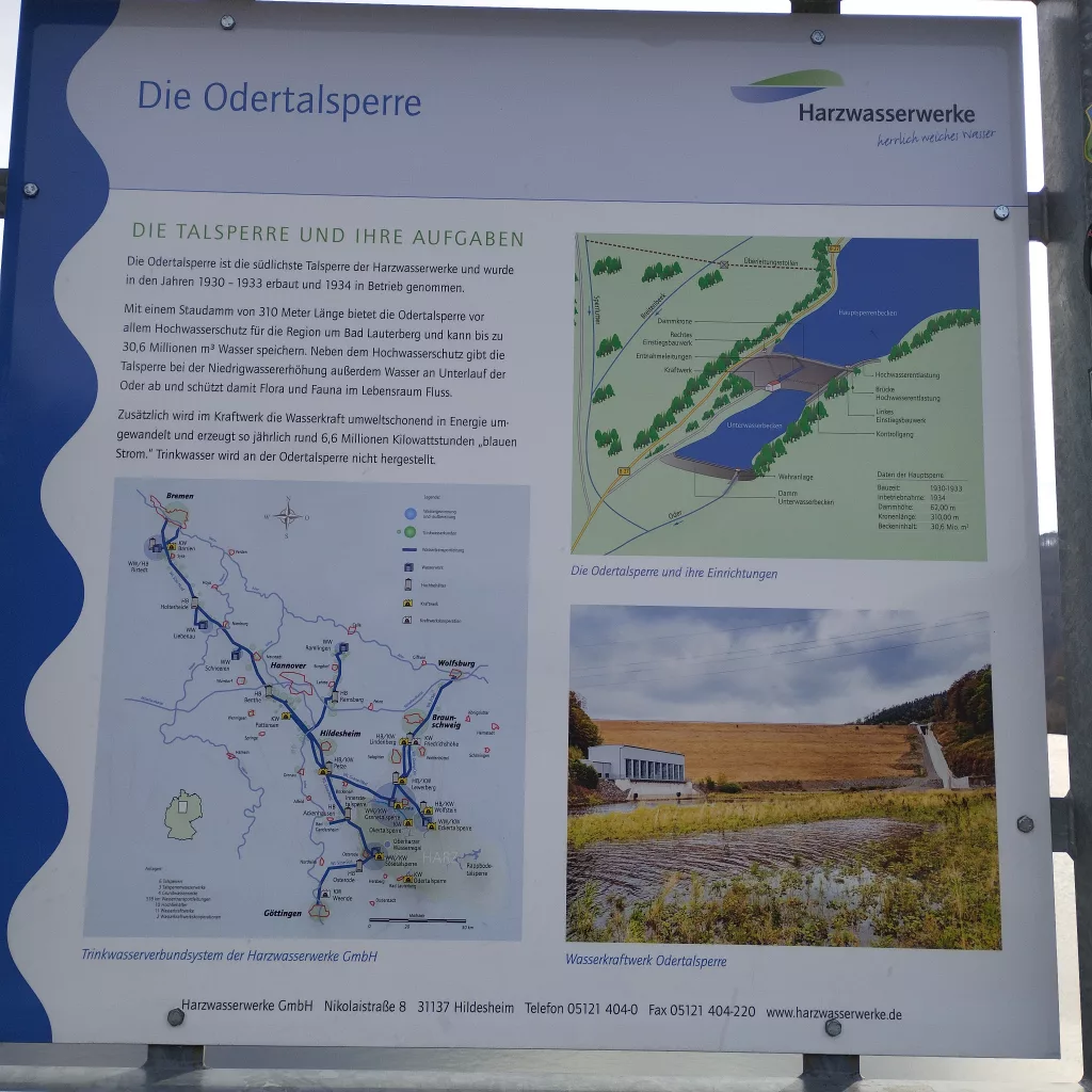 Odertalsperre im Harz