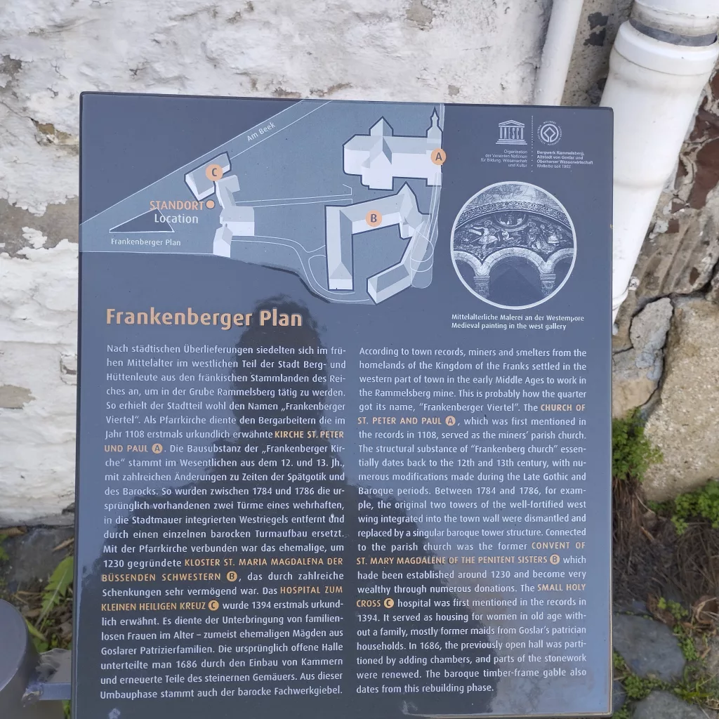 Frankenberger Plan mit Brunnen - Goslar