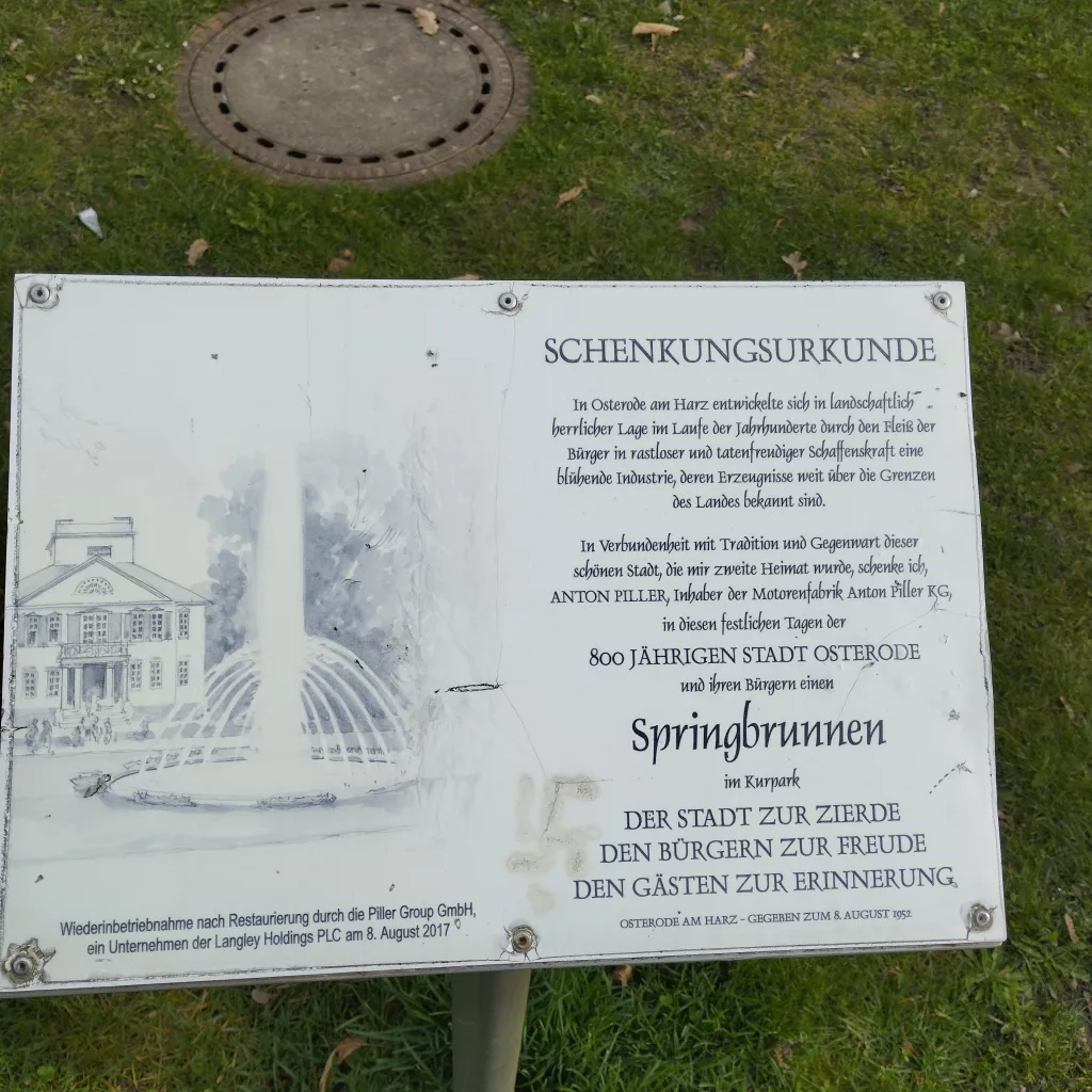 Piller Brunnen - Osterode am Harz