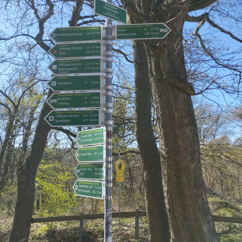 Wanderweg zum Kyffhäuser-Denkmal