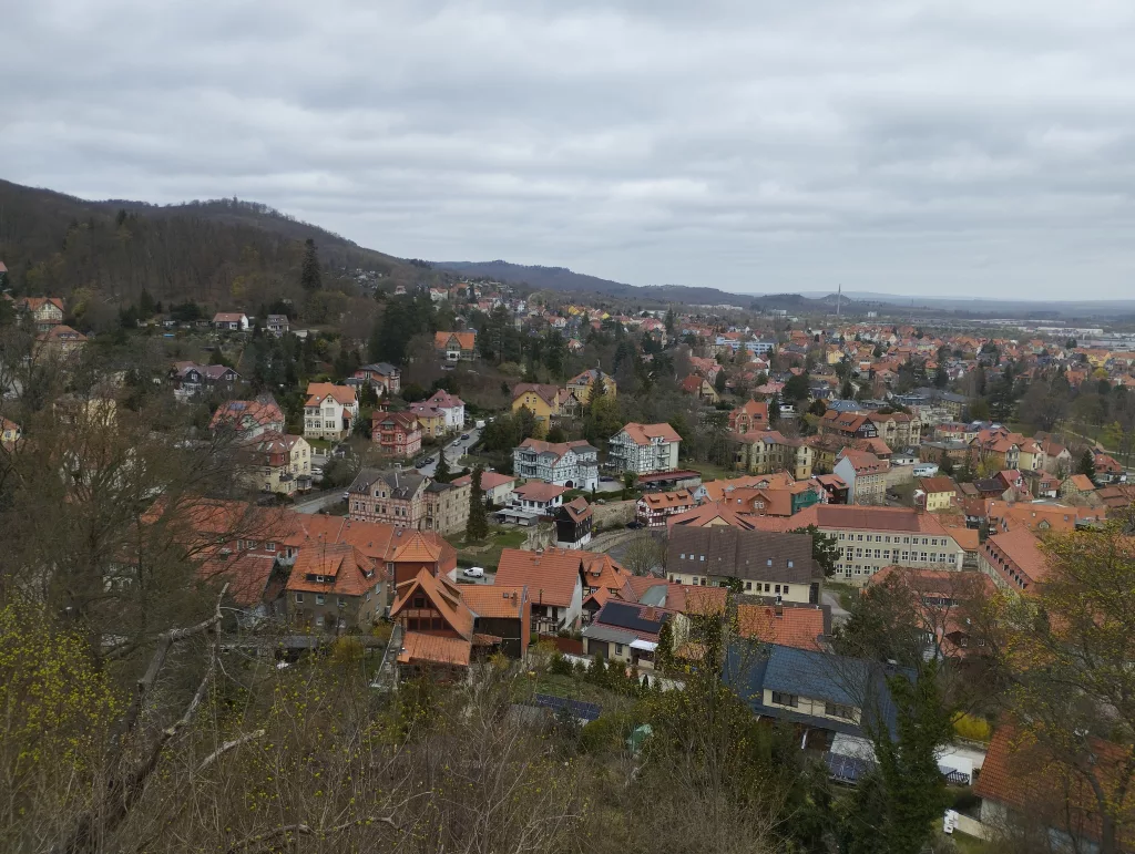 Ausblick vom Schloss - Blankenburg
