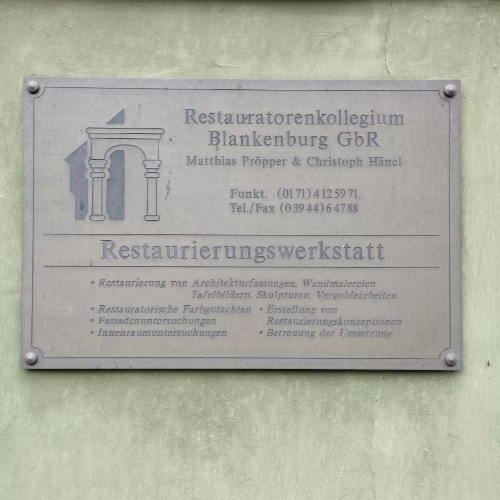 Restauratorenkollegium - Blankenburg