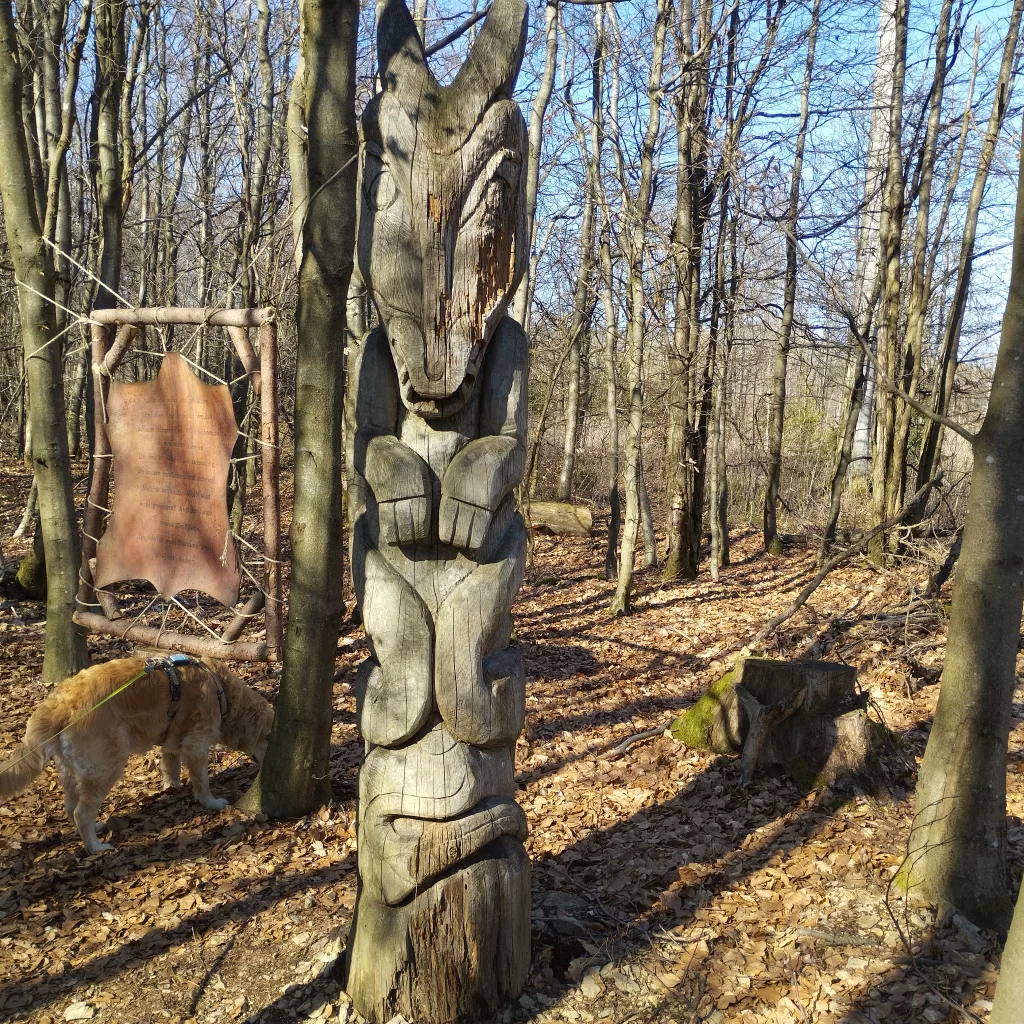 Naturmythenpfad in Braunlage - Station 1 - Der Wolf