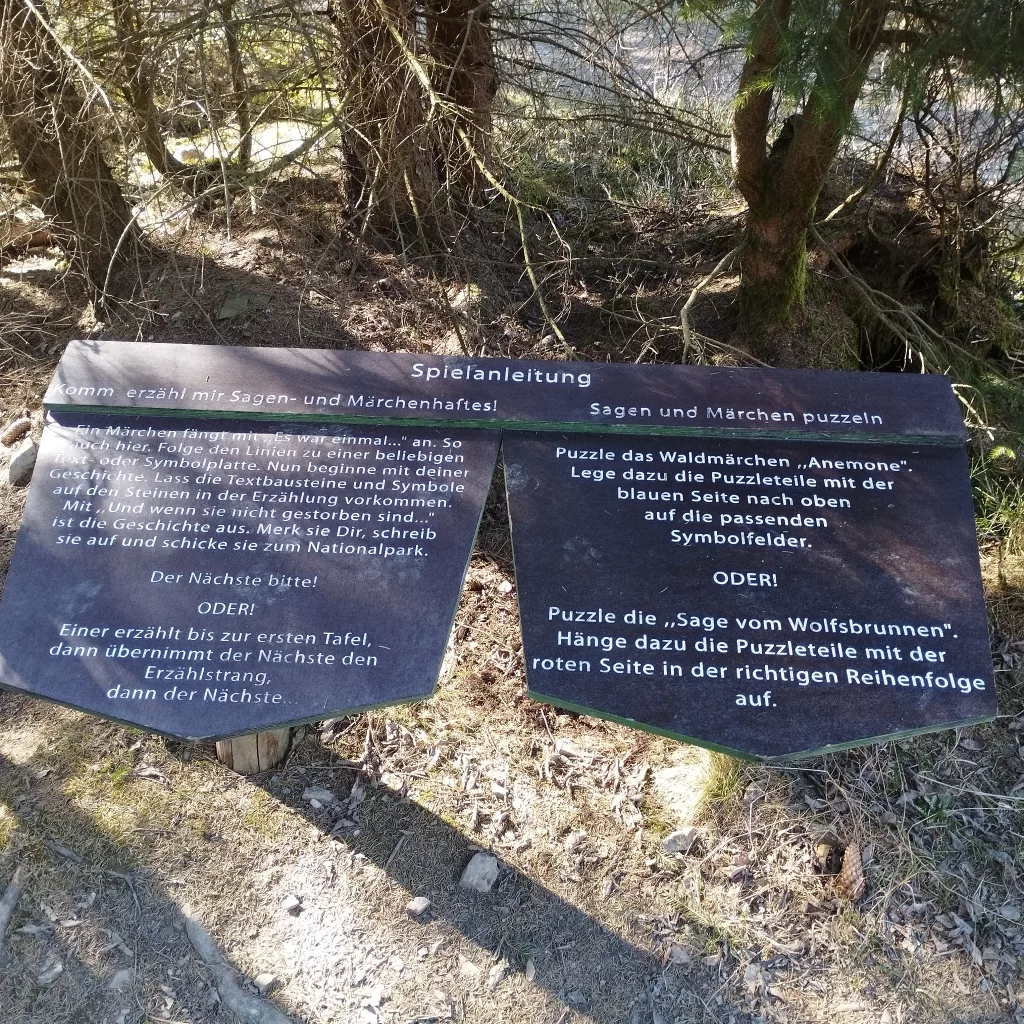 Naturmythenpfad in Braunlage - Station 2 - Märchen und Sagen