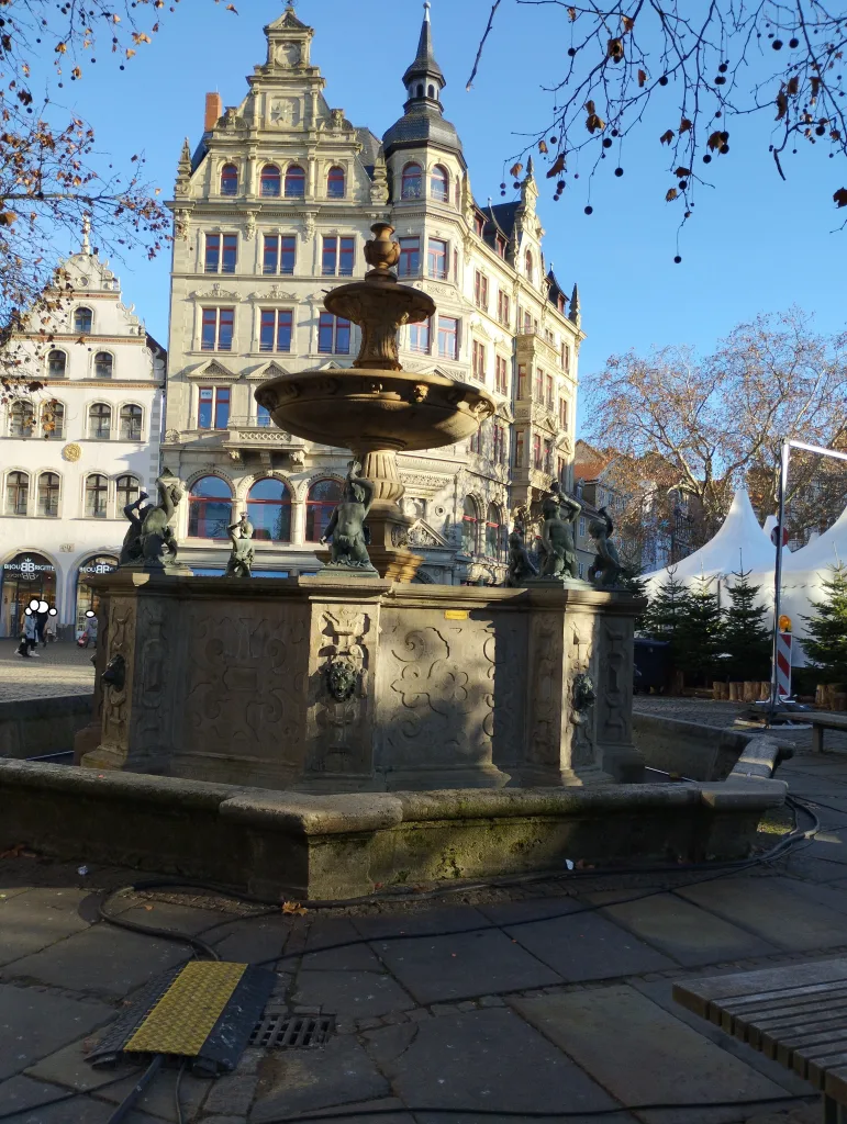 Poststraße und Kornmarktbrunnen - Braunschweig