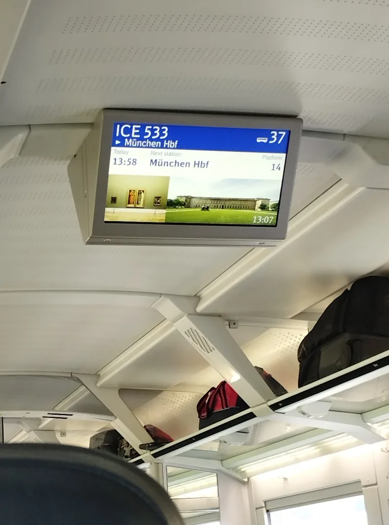 ICE - Fahrt nach München