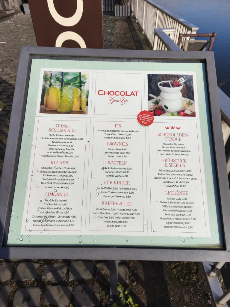 CHOCOLAT Grand Café - Schokoladenmuseum Köln